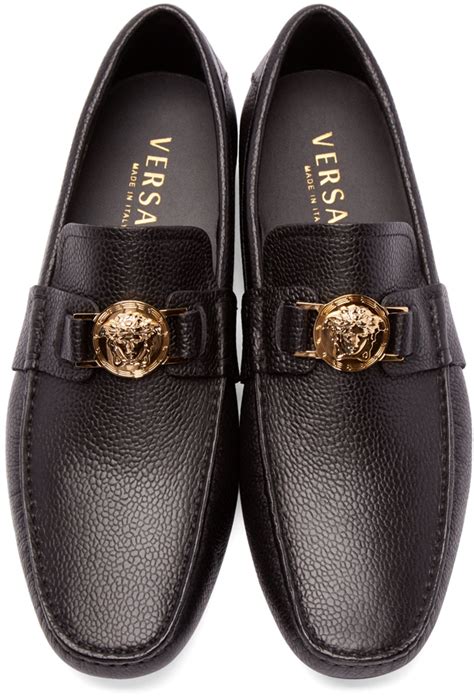 men's versace slippers|Versace loafers men's sale.